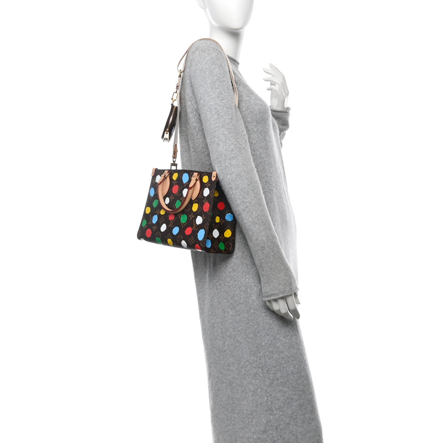 LV X YK Monogram Dots Onthego PM Multicolor