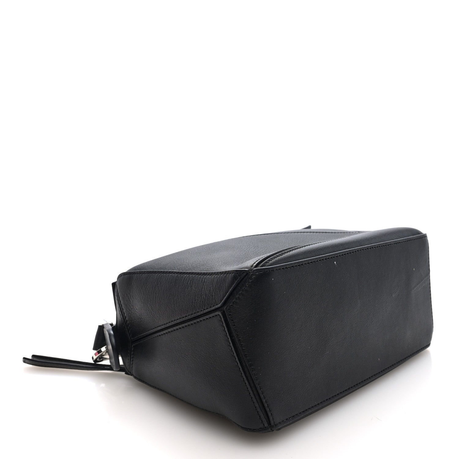 Calfskin Small Puzzle Bag Black