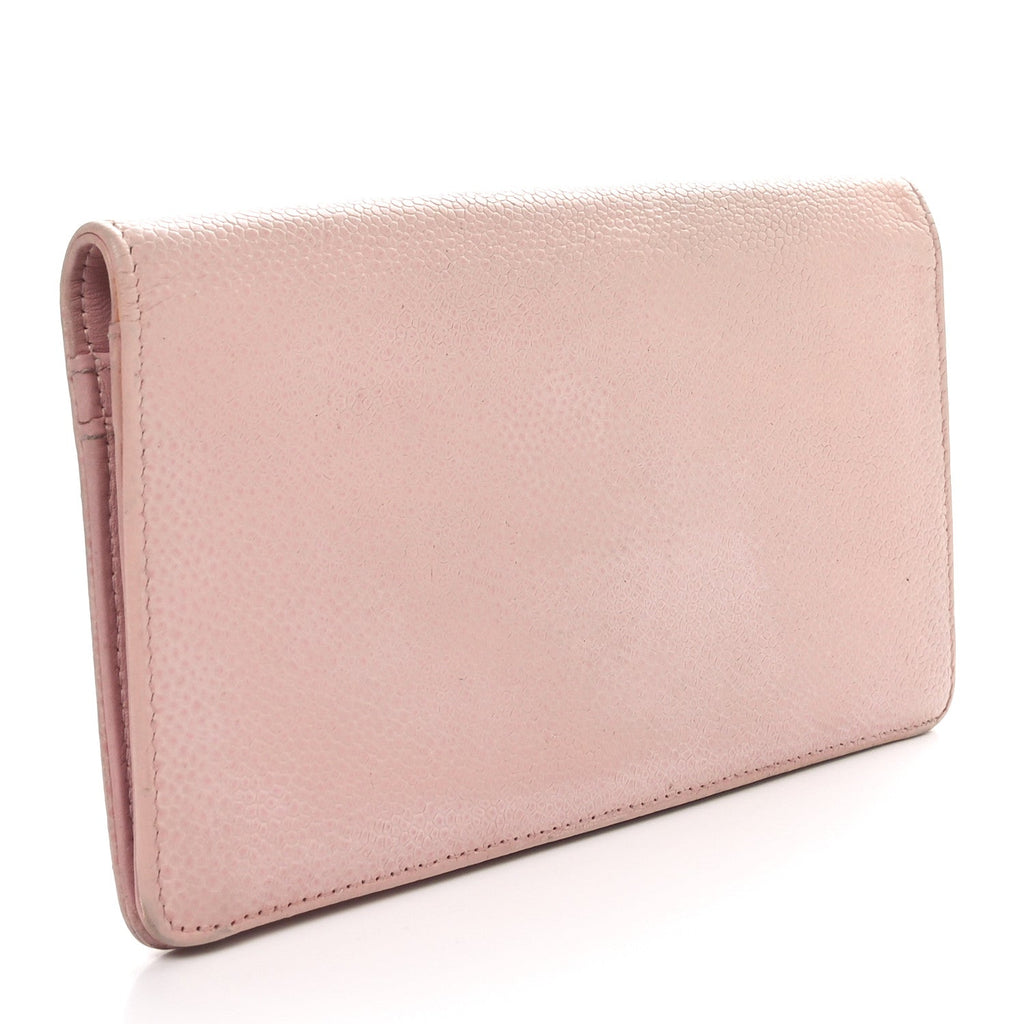 Caviar Timeless CC Yen Wallet Pink