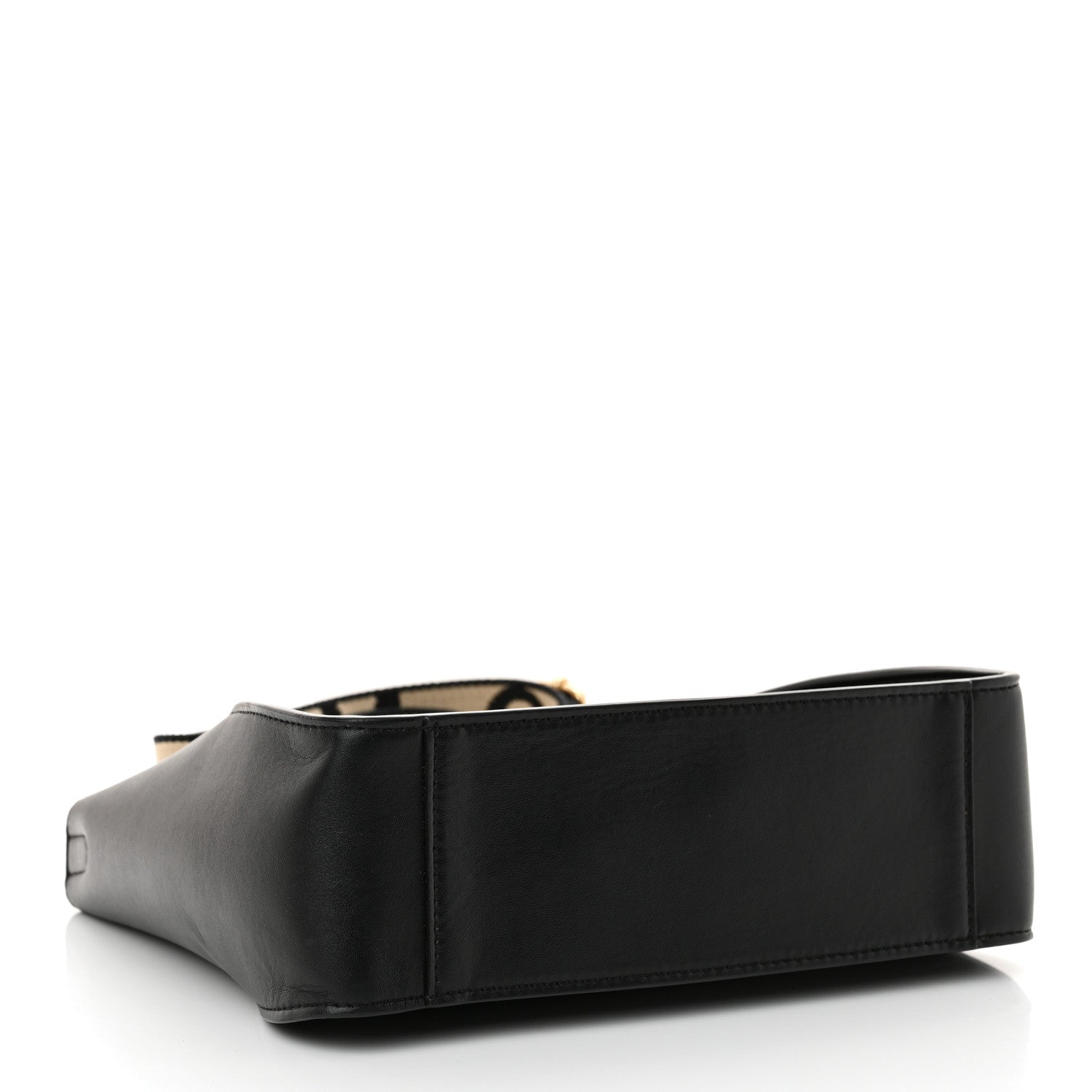 Eco Alter Nappa Perforated Logo Mini Crossbody Black