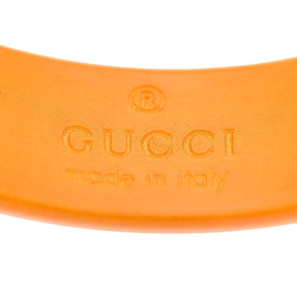Resin Flora Bracelet L Giallo