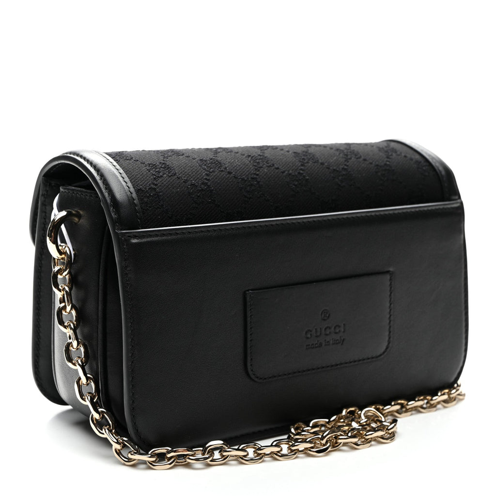 Monogram Go Small Shoulder Bag Black