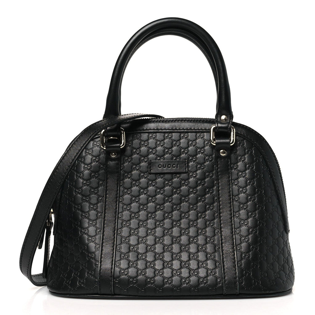 Microguccissima Mini Dome Bag Black