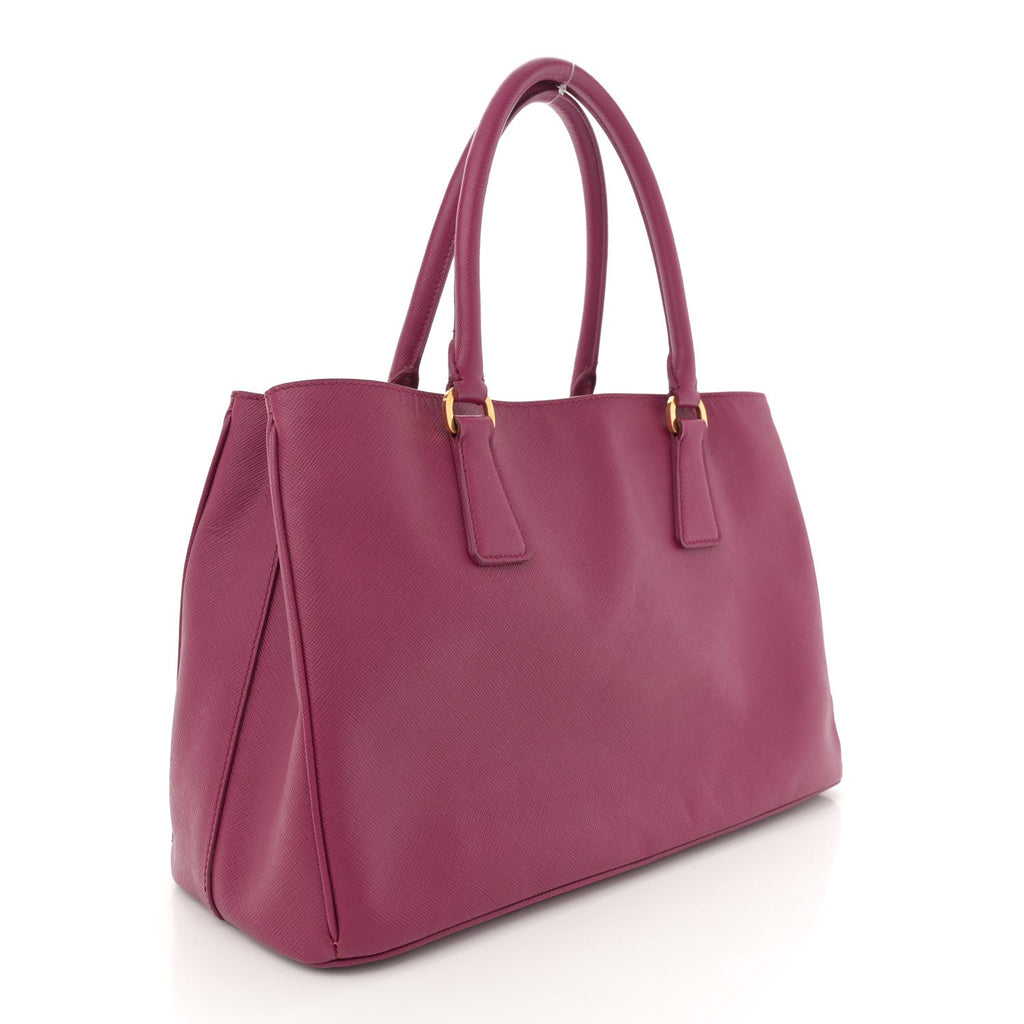 Saffiano Lux Medium Tote Ibisco