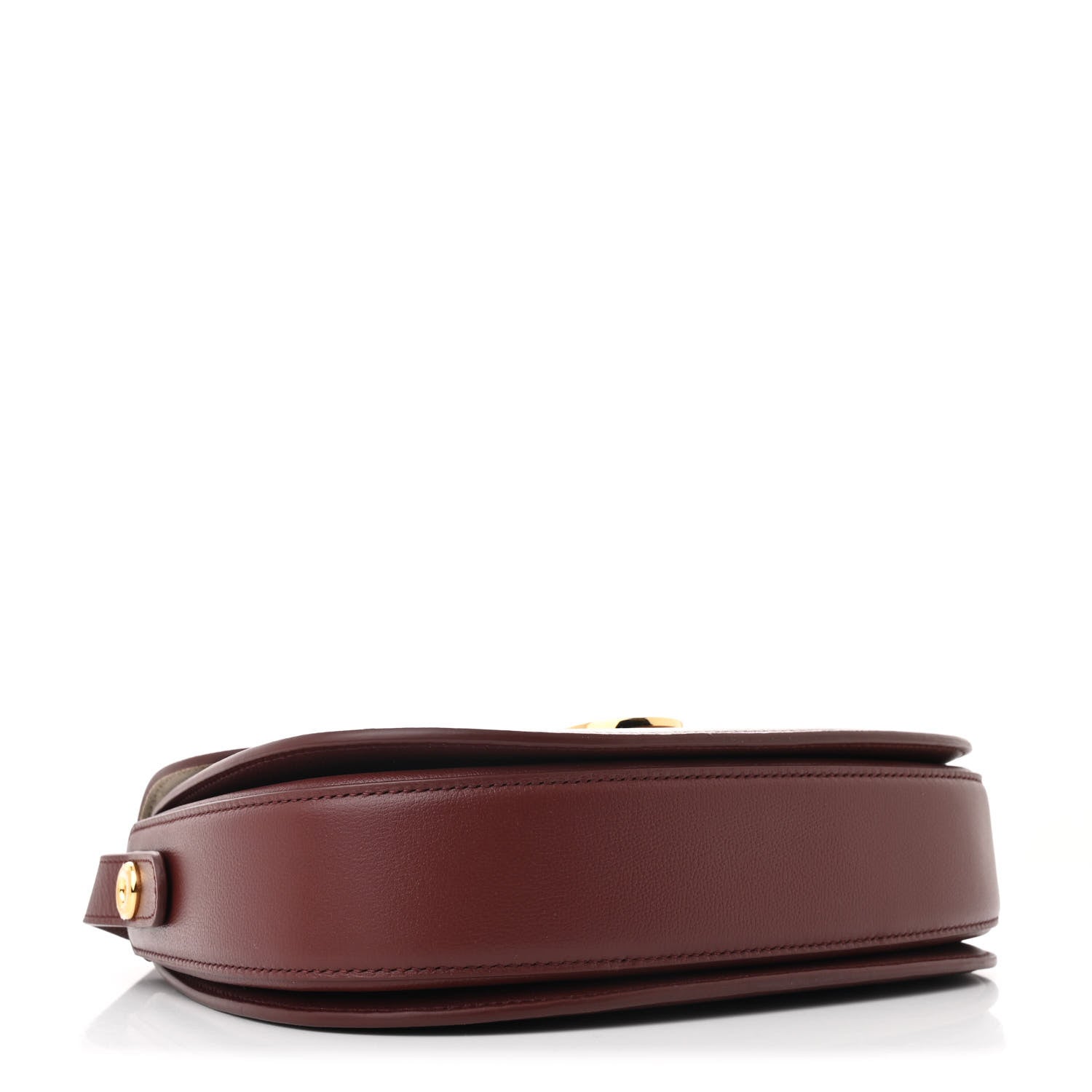 Grained Calfskin Small Ghiera Bag Azuki Beans