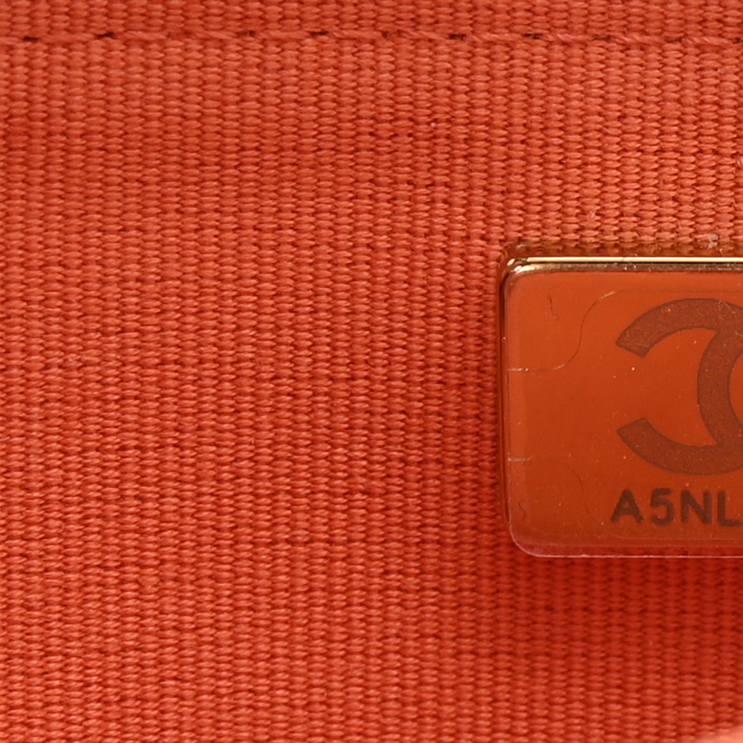 Lambskin Quilted Chanel 19 Wallet On Chain WOC Orange