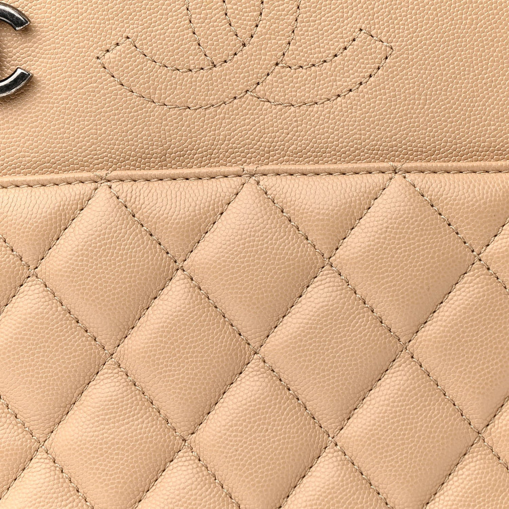 Caviar Quilted Small Urban Delight Light Beige