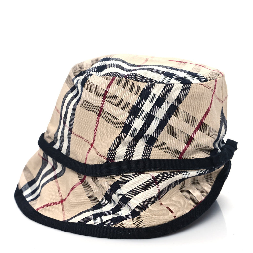 Nova Check Peak Sun Hat M Black