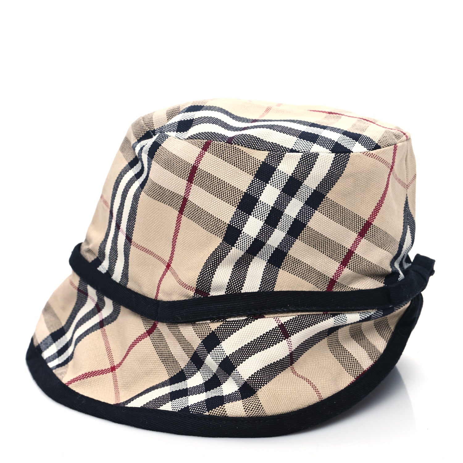 Nova Check Peak Sun Hat M Black