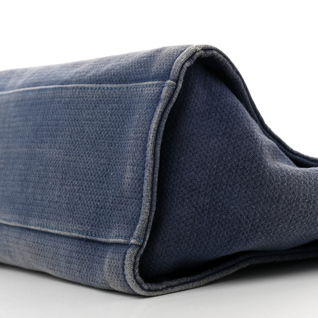 Canvas Medium Deauville Tote Blue