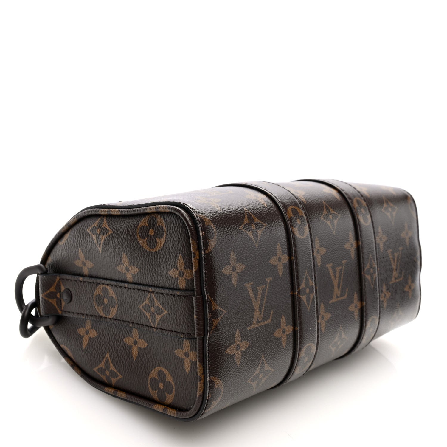 Metallic Monogram Portrait Keepall Bandouliere 25 Brown