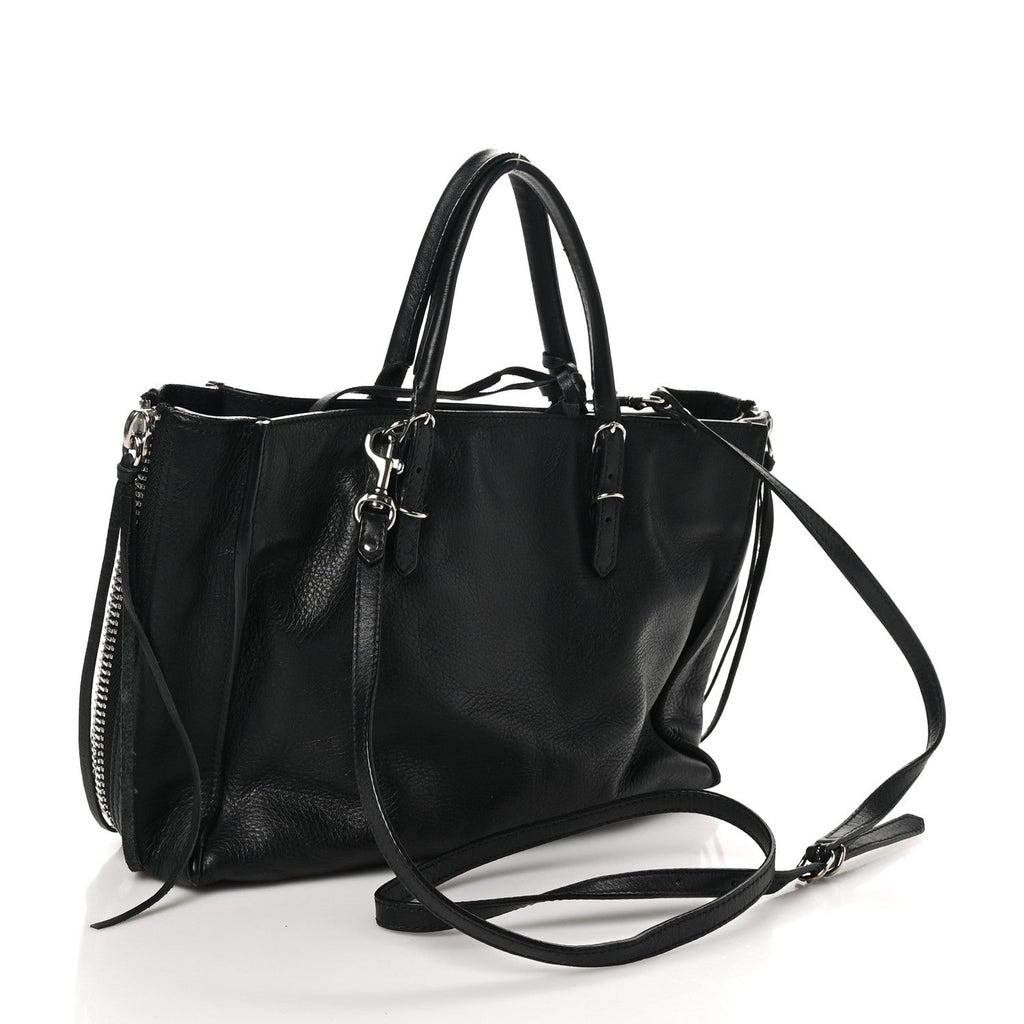 Veau Papier A6 Zip Around Tote Black