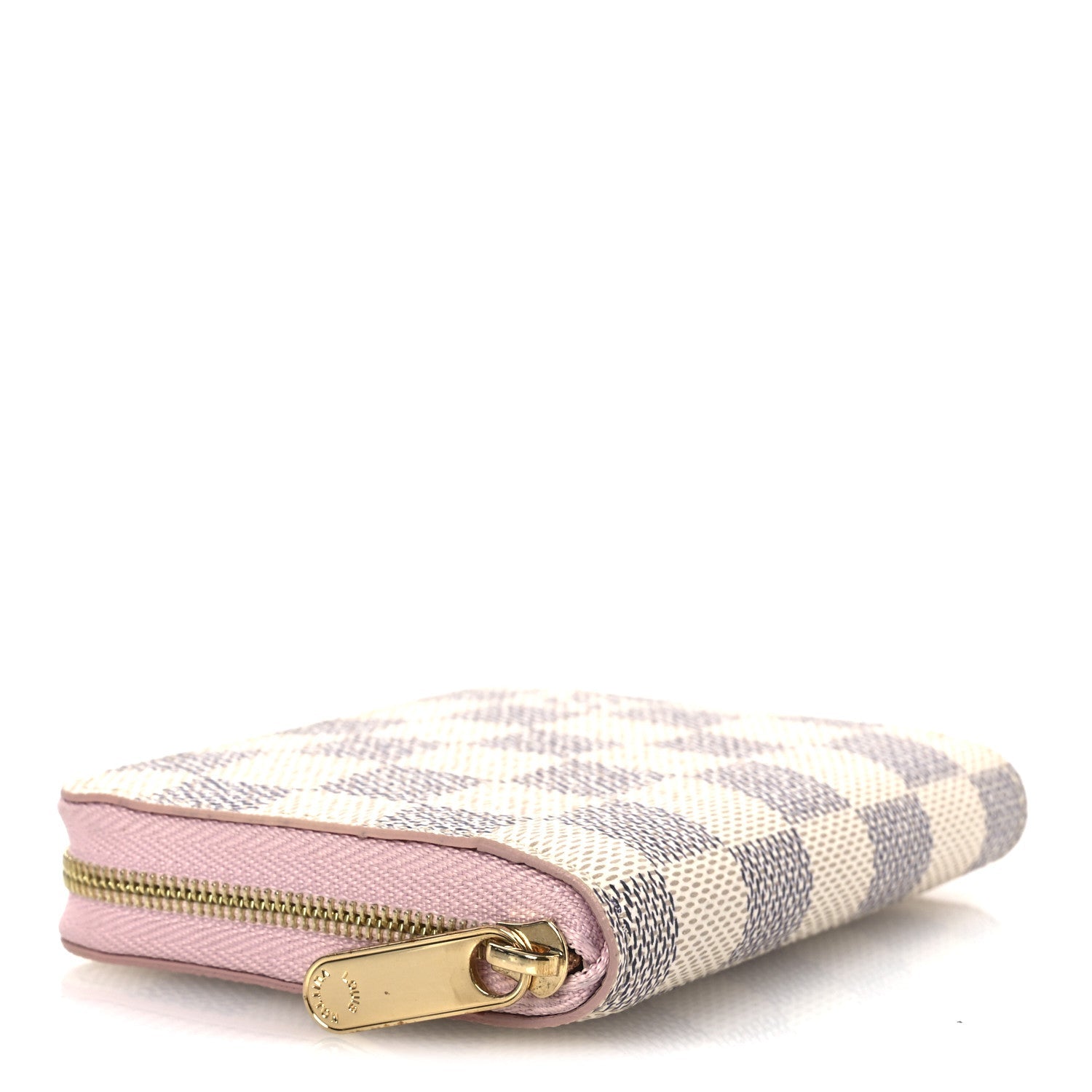 Damier Azur Zippy Coin Purse Rose Ballerine