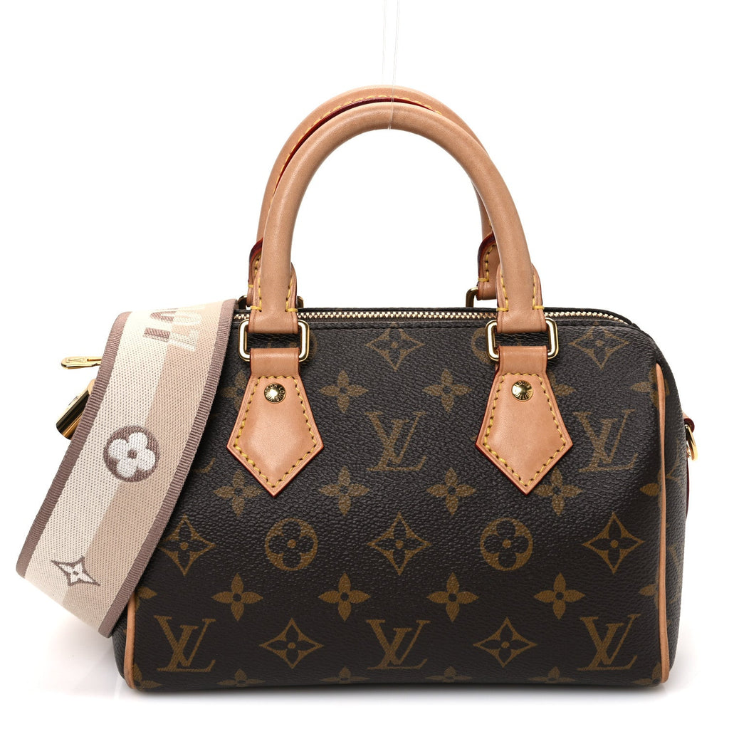 Monogram Speedy Bandouliere 20 Beige