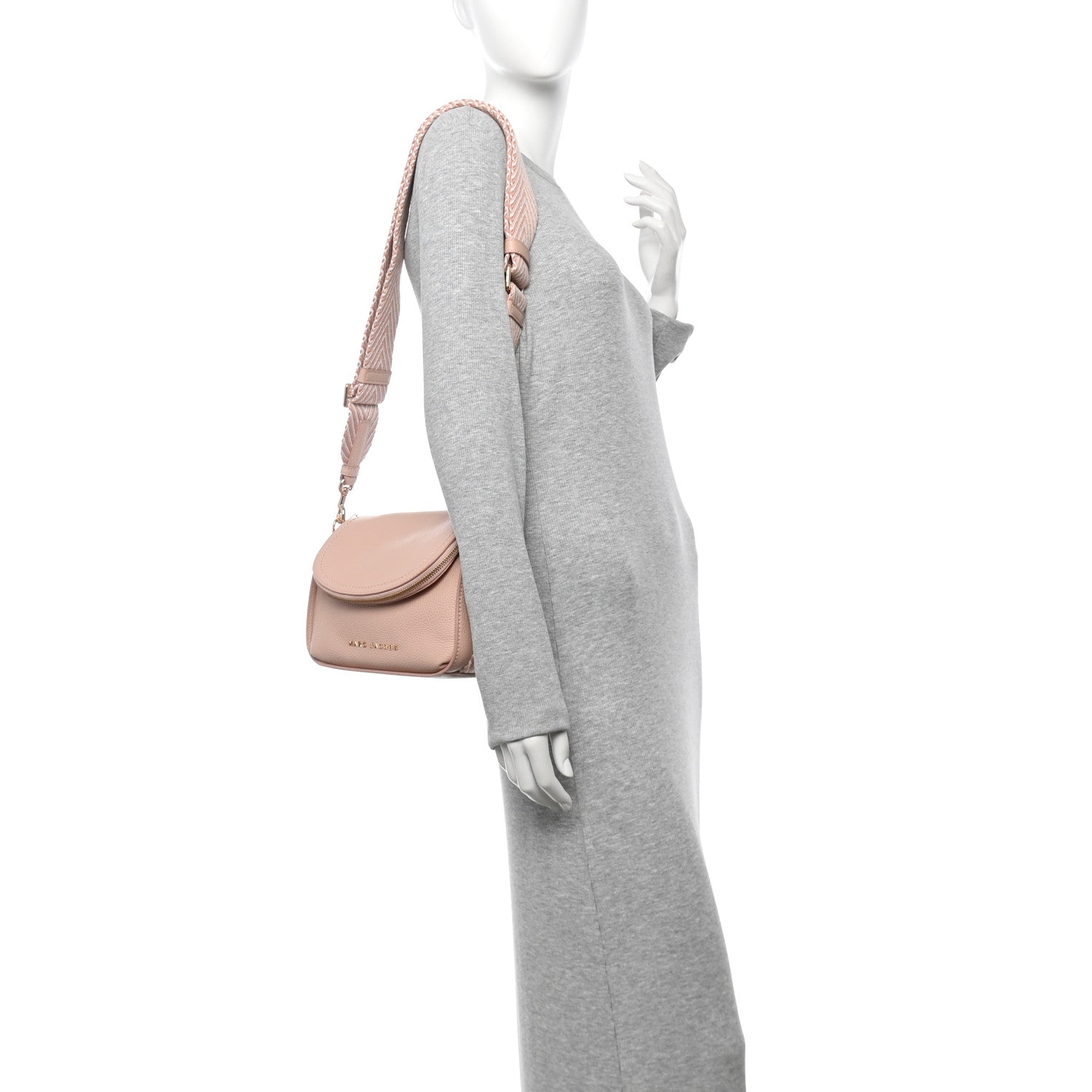 Calfskin Mini The Groove 2.0 Messenger Crossbody Rose