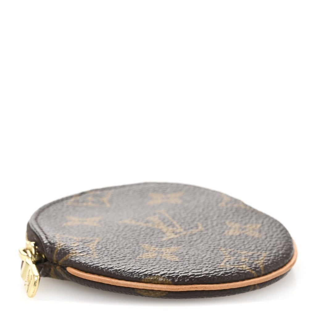 Monogram Round Coin Purse