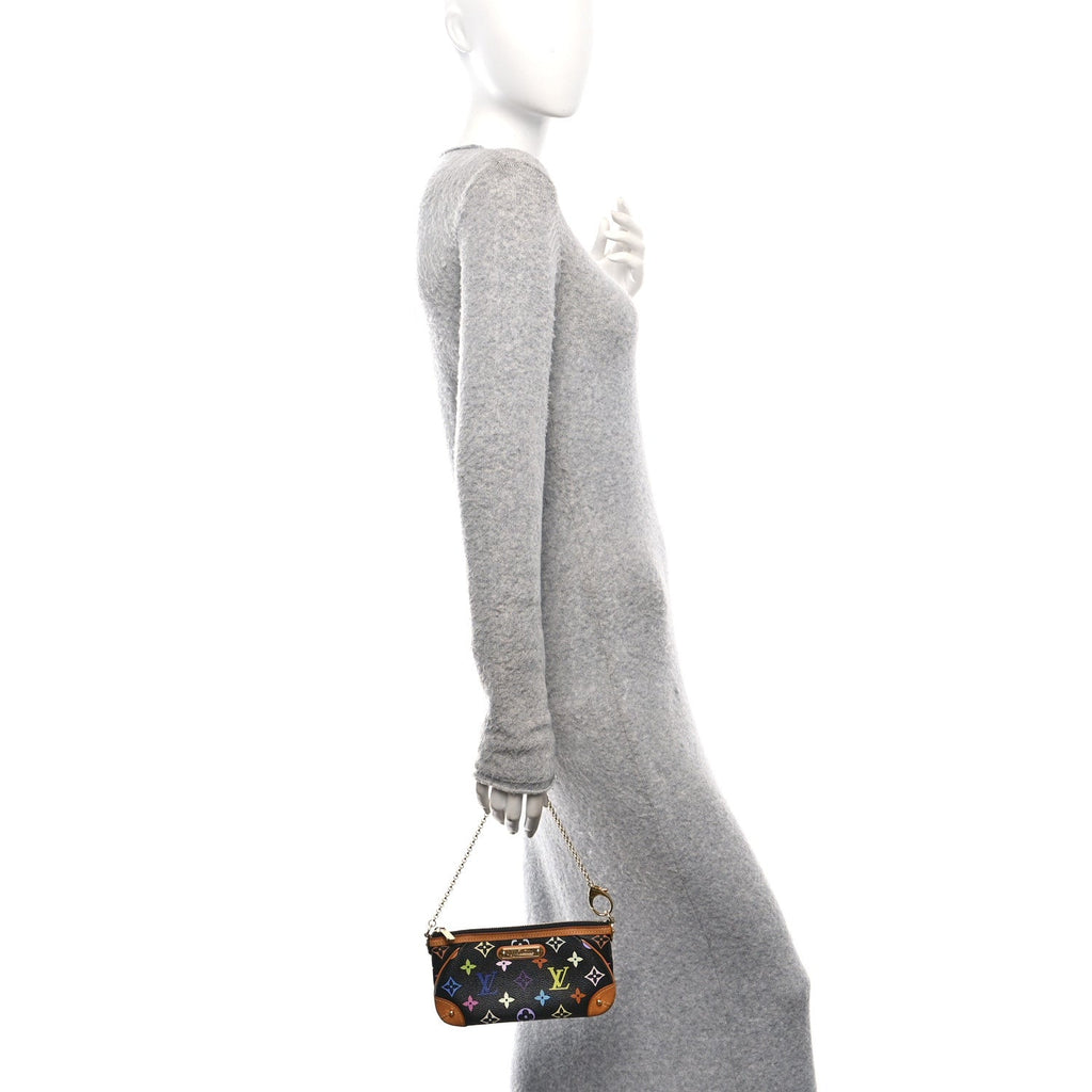 Monogram Multicolor Pochette Milla MM Black