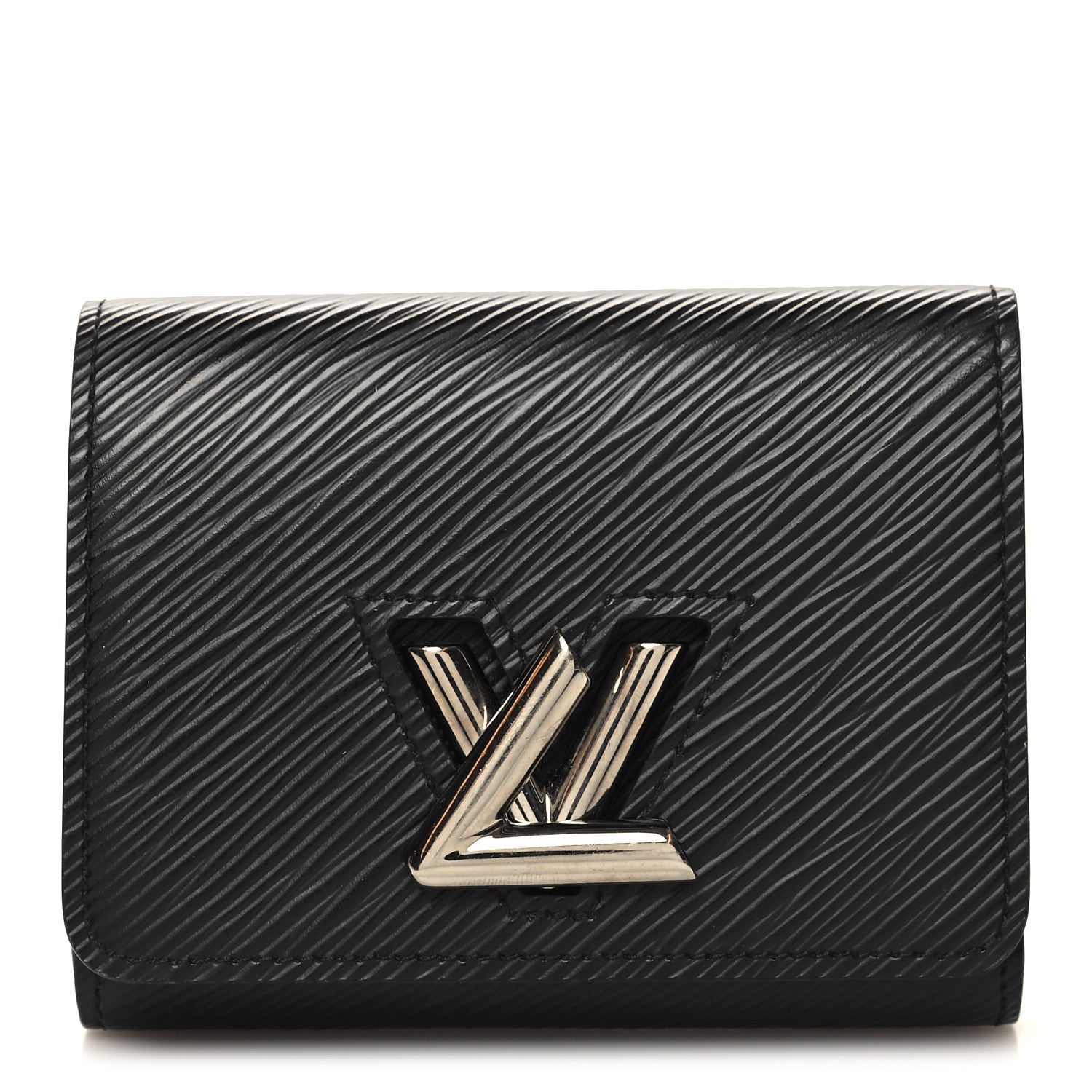 Epi Twist Compact Wallet Black