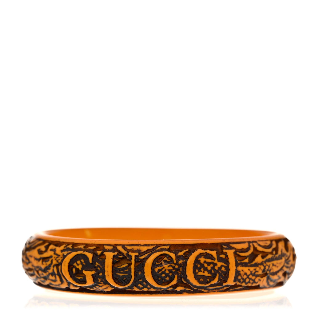Resin Flora Bracelet L Giallo