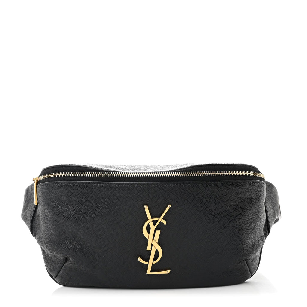 Grain De Poudre Monogram Belt Bag Black