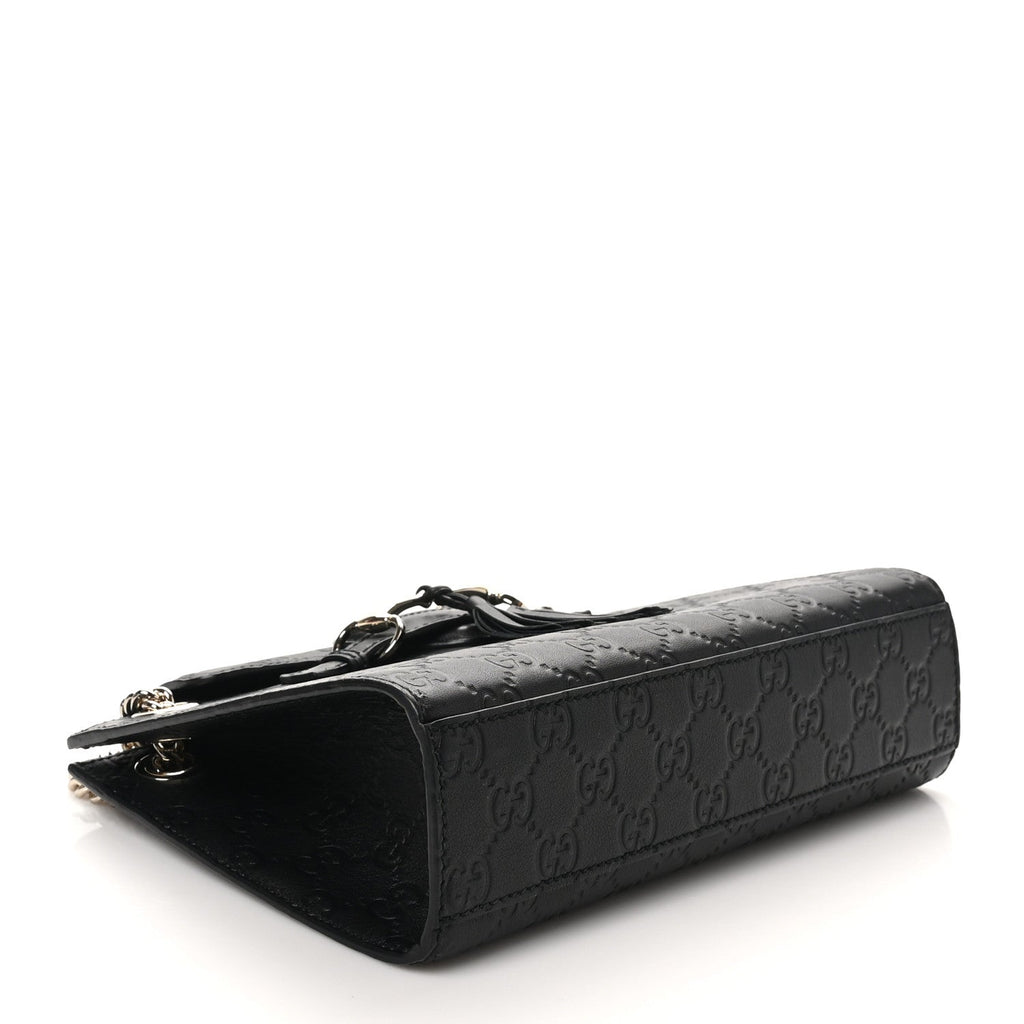Guccissima Small Emily Shoulder Bag Black