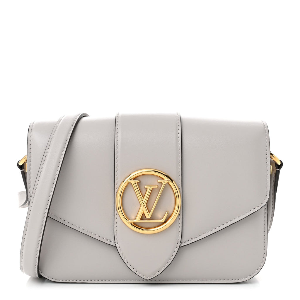 Smooth Calfskin LV Pont 9 Gris Souris