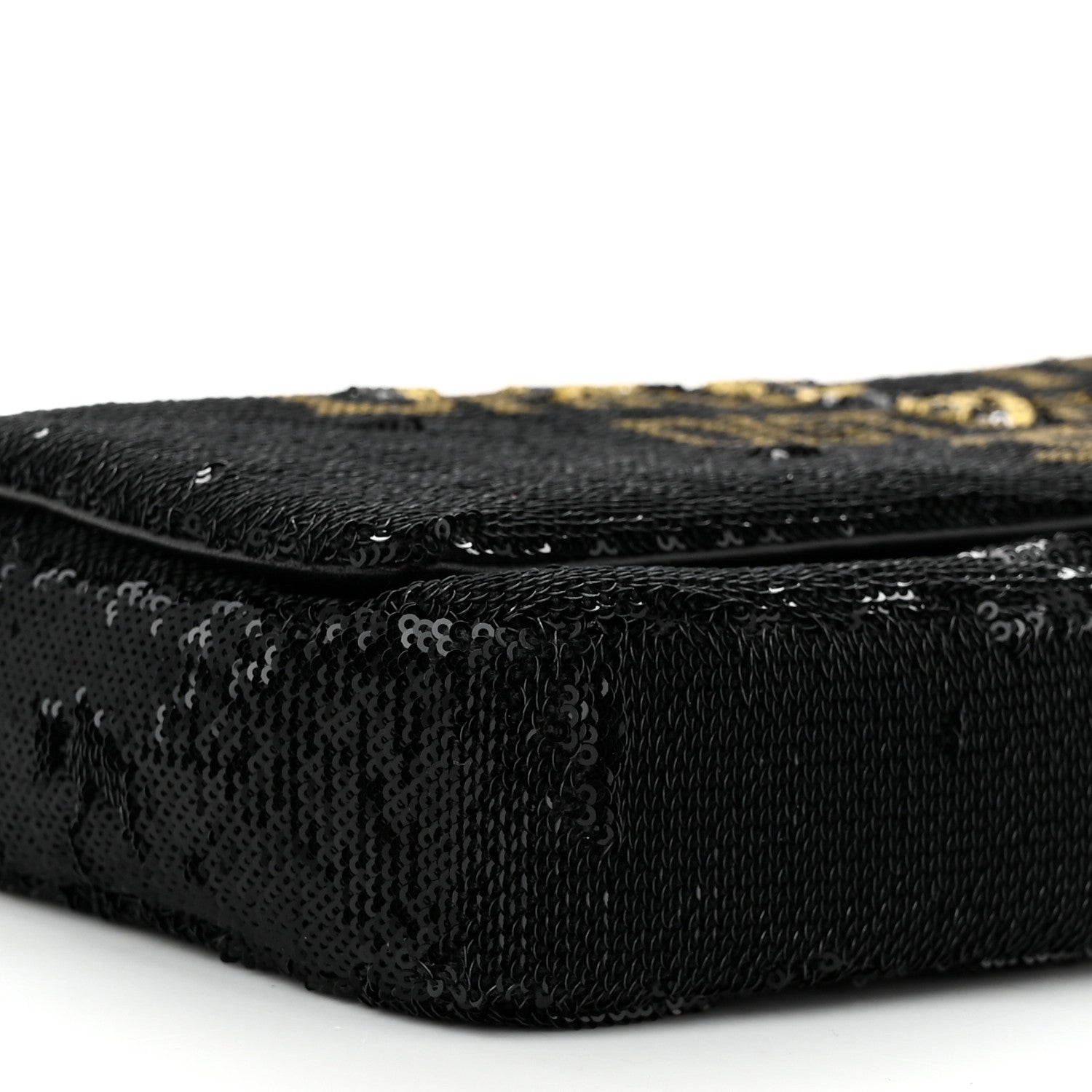 Sequin Paris Cosmopolite Dare To Disturb Flap Black Gold