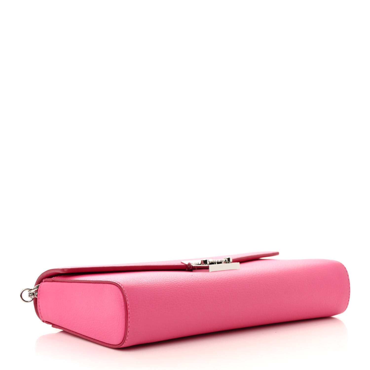 Calfskin Large Patricia Wallet On Chain Pink