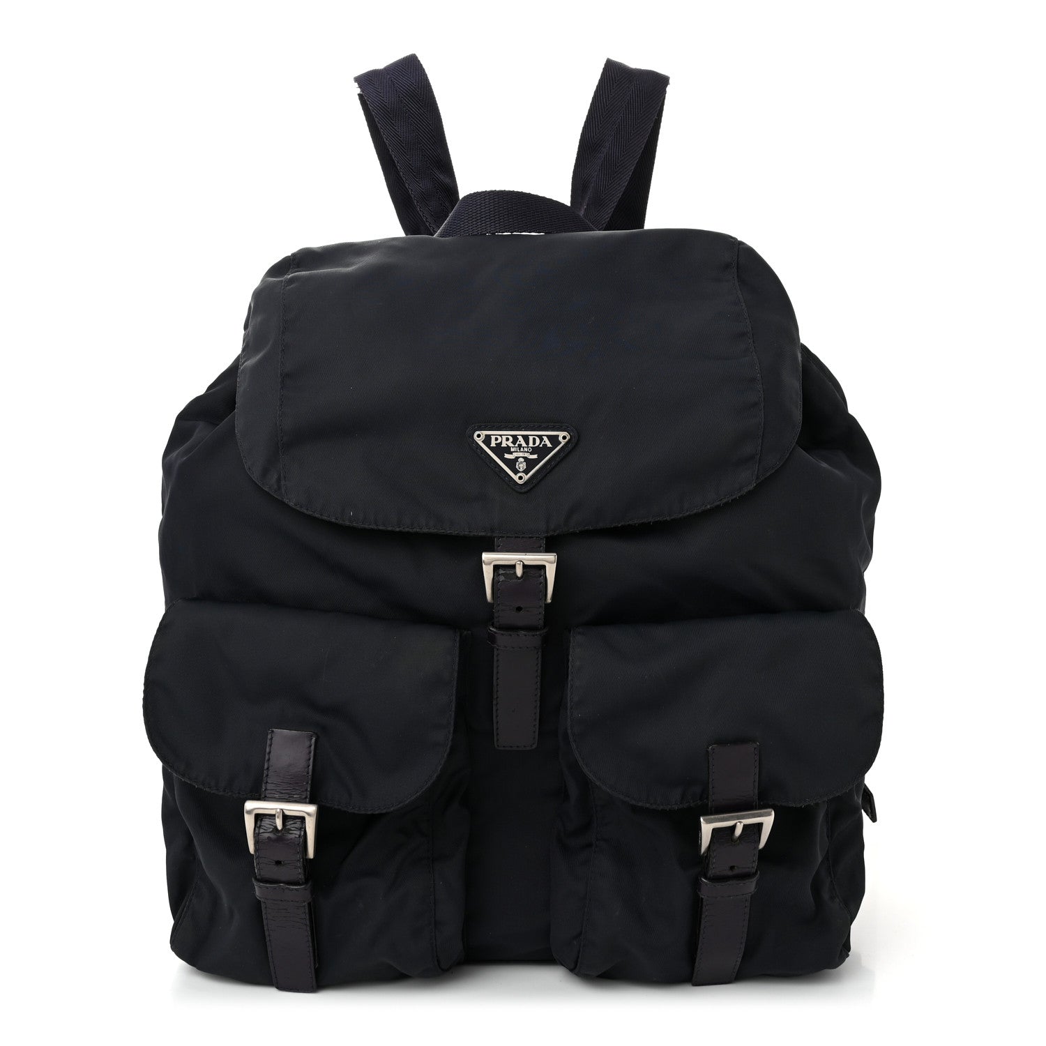Tessuto Nylon Saffiano Medium Backpack Purple