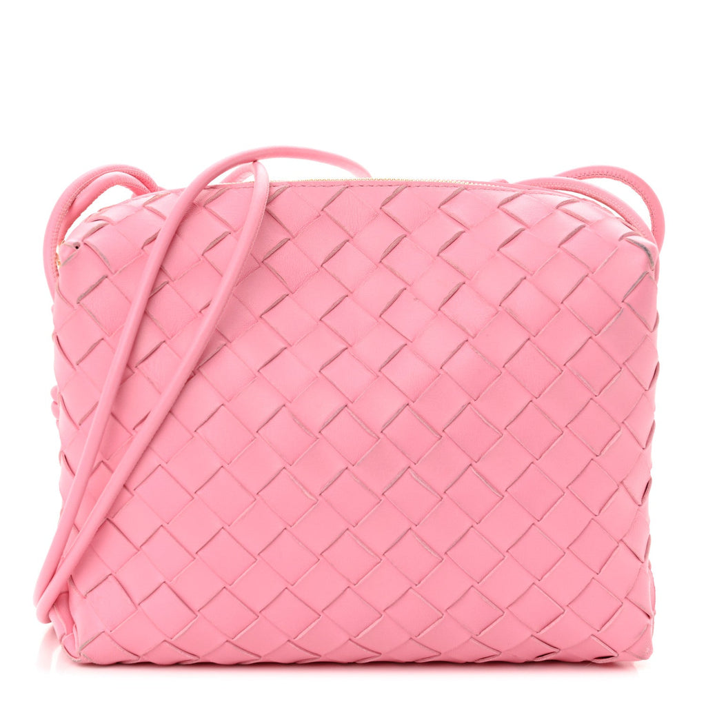 Nappa Intrecciato Small Loop Camera Bag Ribbon