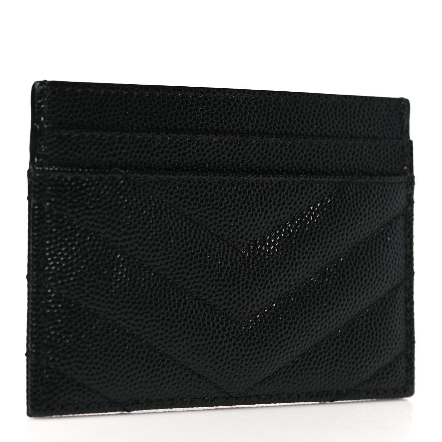 Grain De Poudre Matelasse Chevron Credit  Case Black