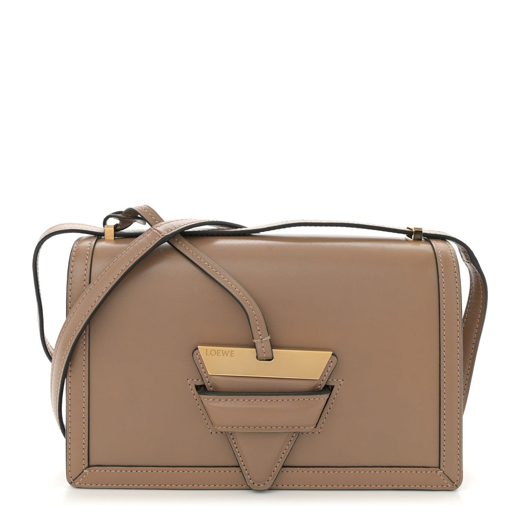 Calfskin Medium Barcelona Shoulder Bag Mink