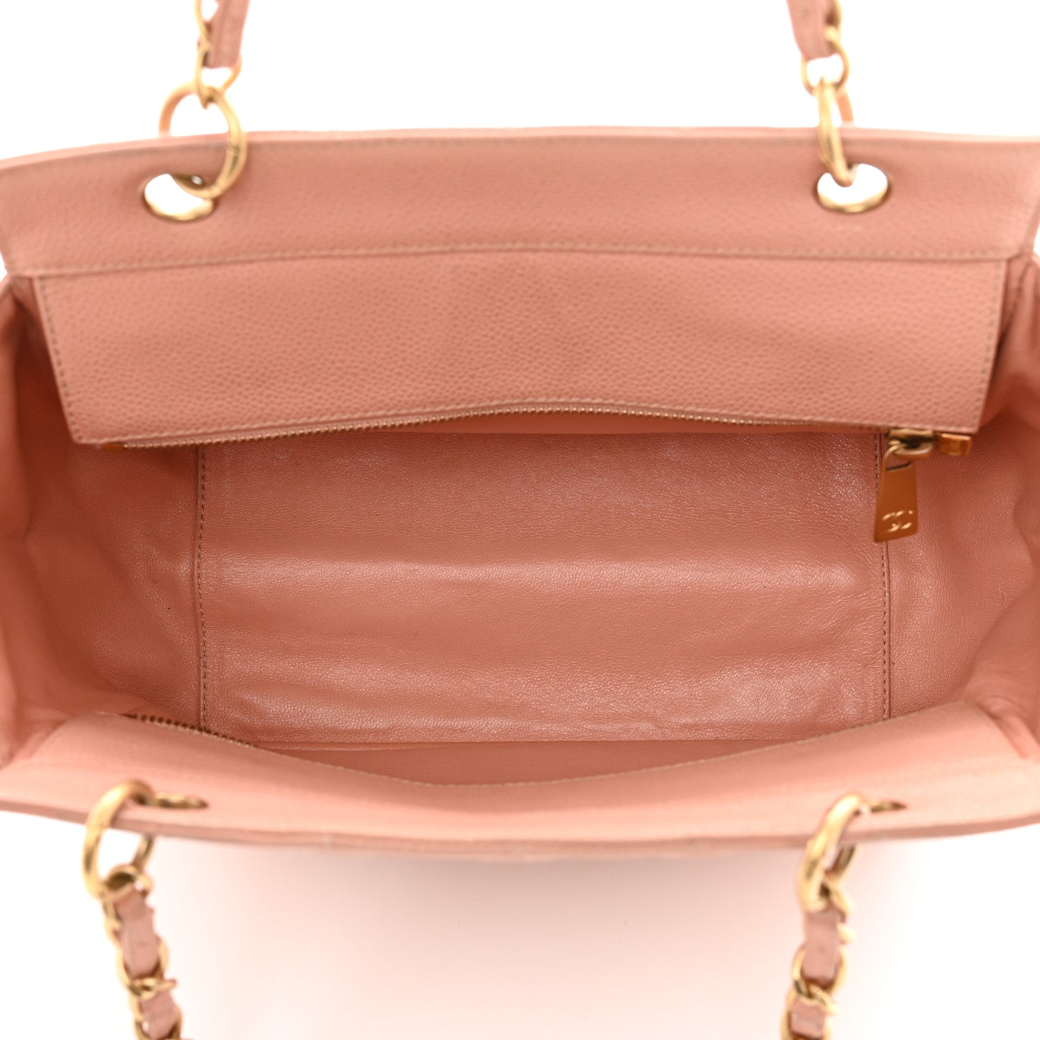 Caviar Quilted Petit Timeless Shopping Tote PTT Pink