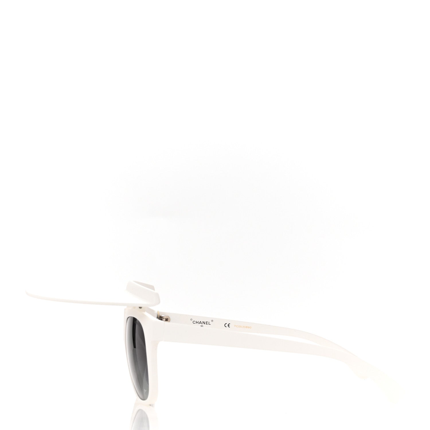 Acetate Visor Sunglasses 71046 Matte White