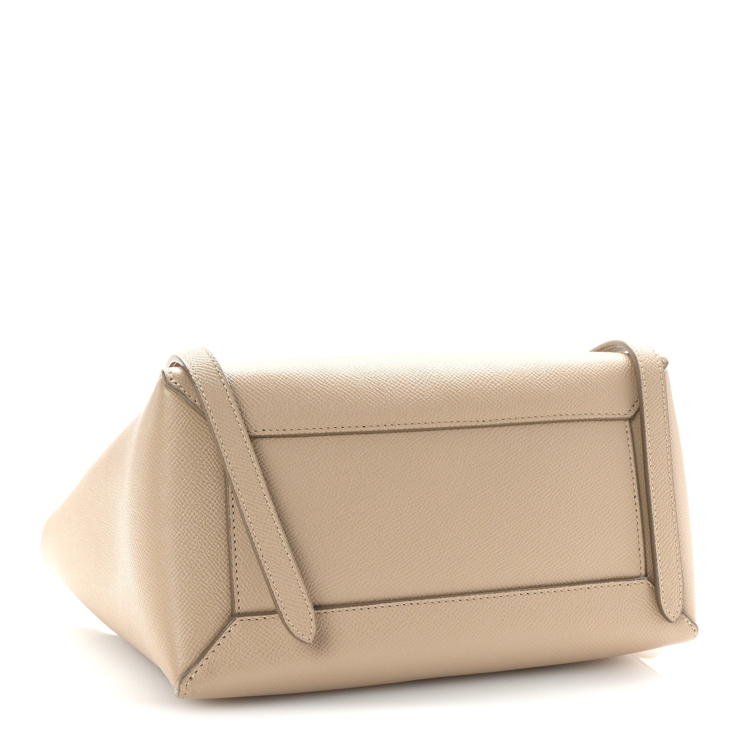 Grained Calfskin Micro Belt Bag Light Taupe