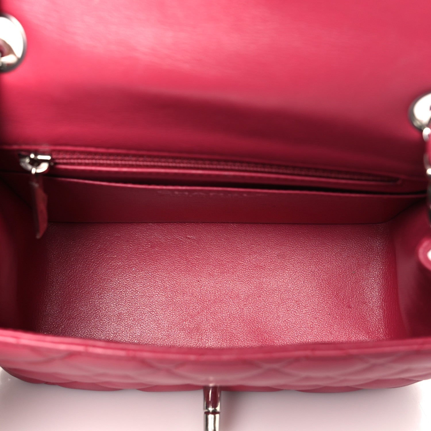 Lambskin Quilted Mini Square Flap Pink