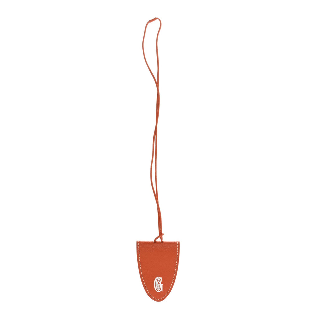 Calfskin Bag Clip Orange
