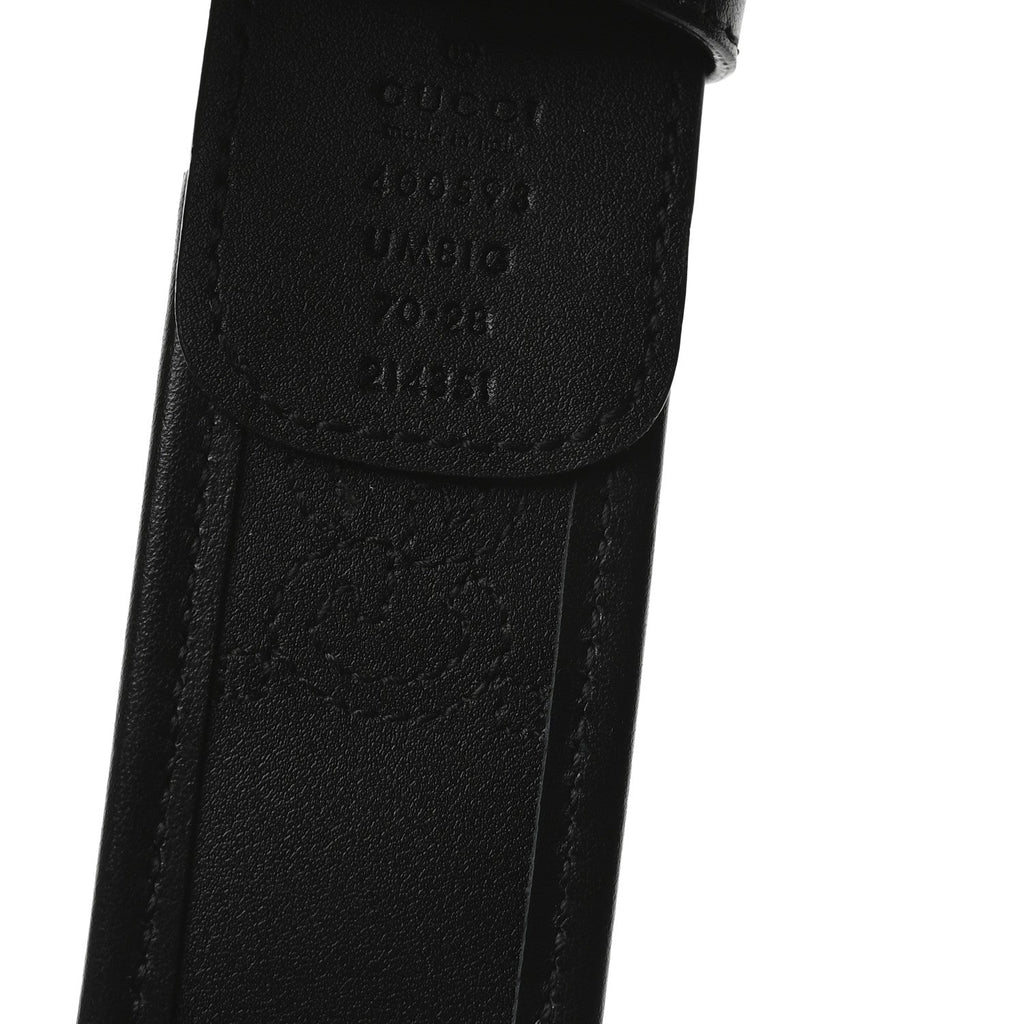 Calfskin GG Matelasse Marmont 40mm Belt 70 28 Black