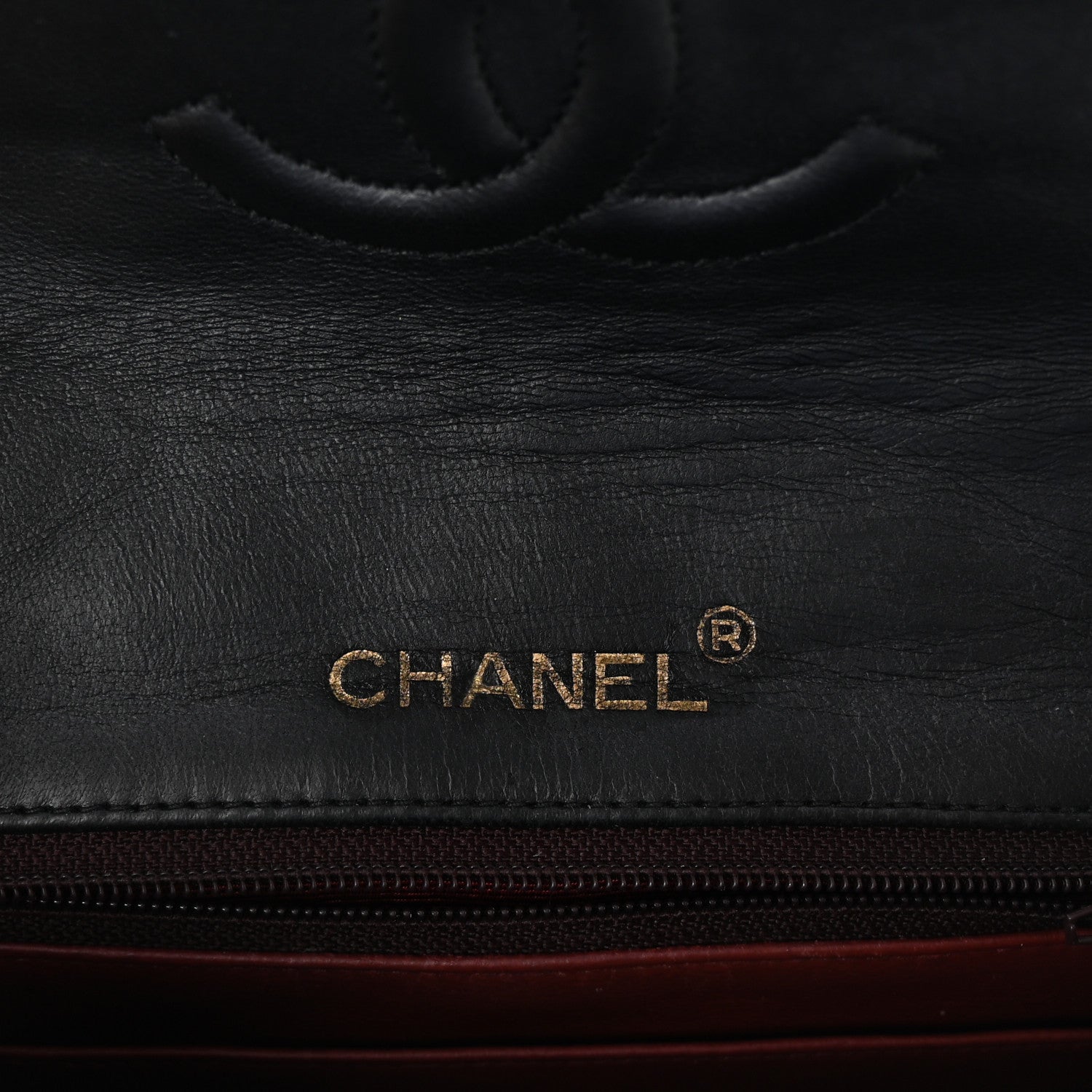 Lambskin Quilted Mini Square Flap Black