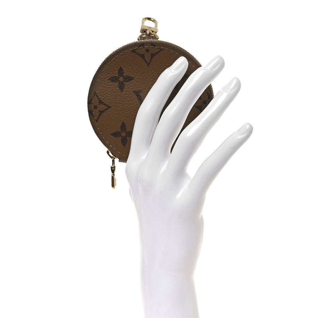 Reverse Monogram Bandouliere Round Coin Purse