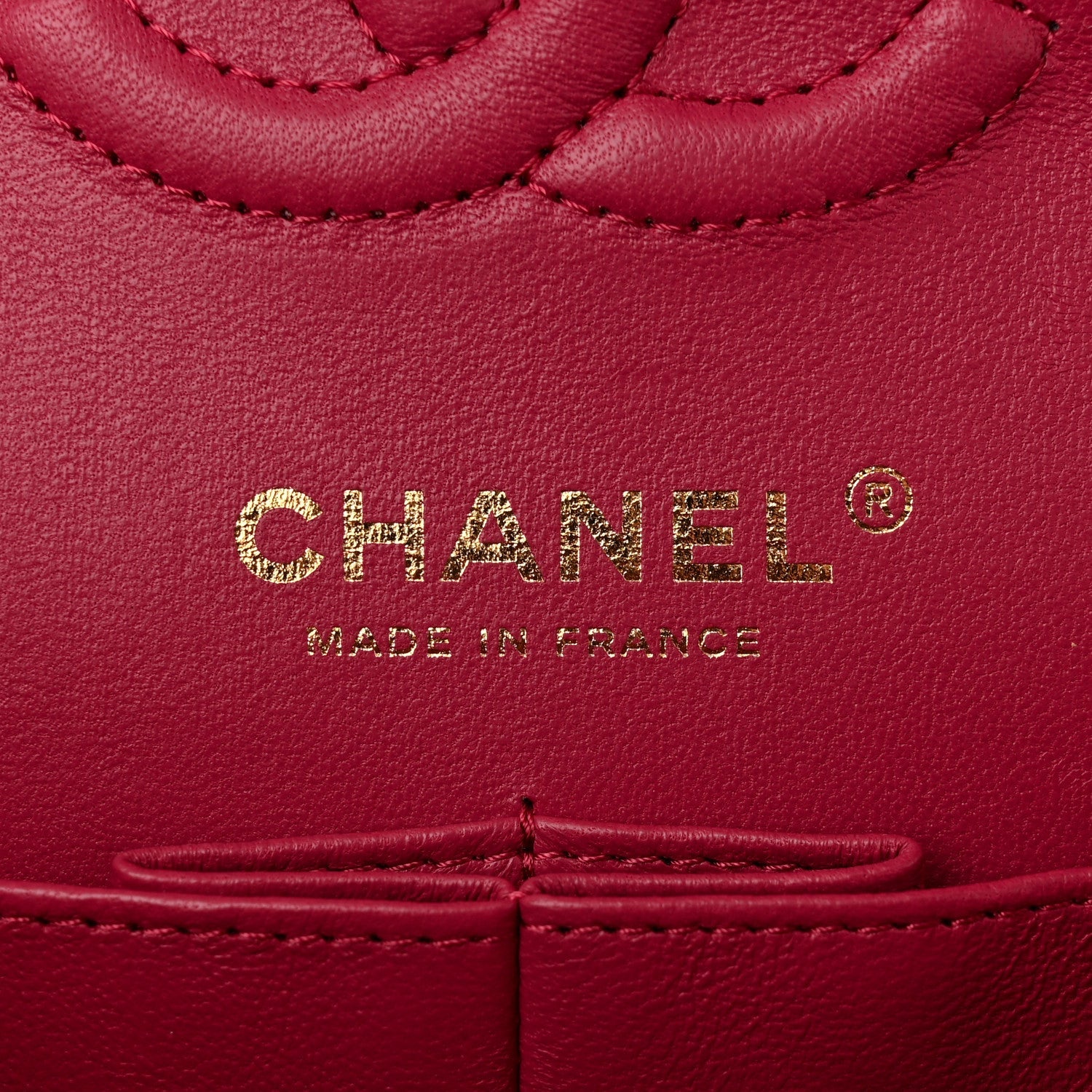Caviar Quilted Small Double Flap Fuchsia