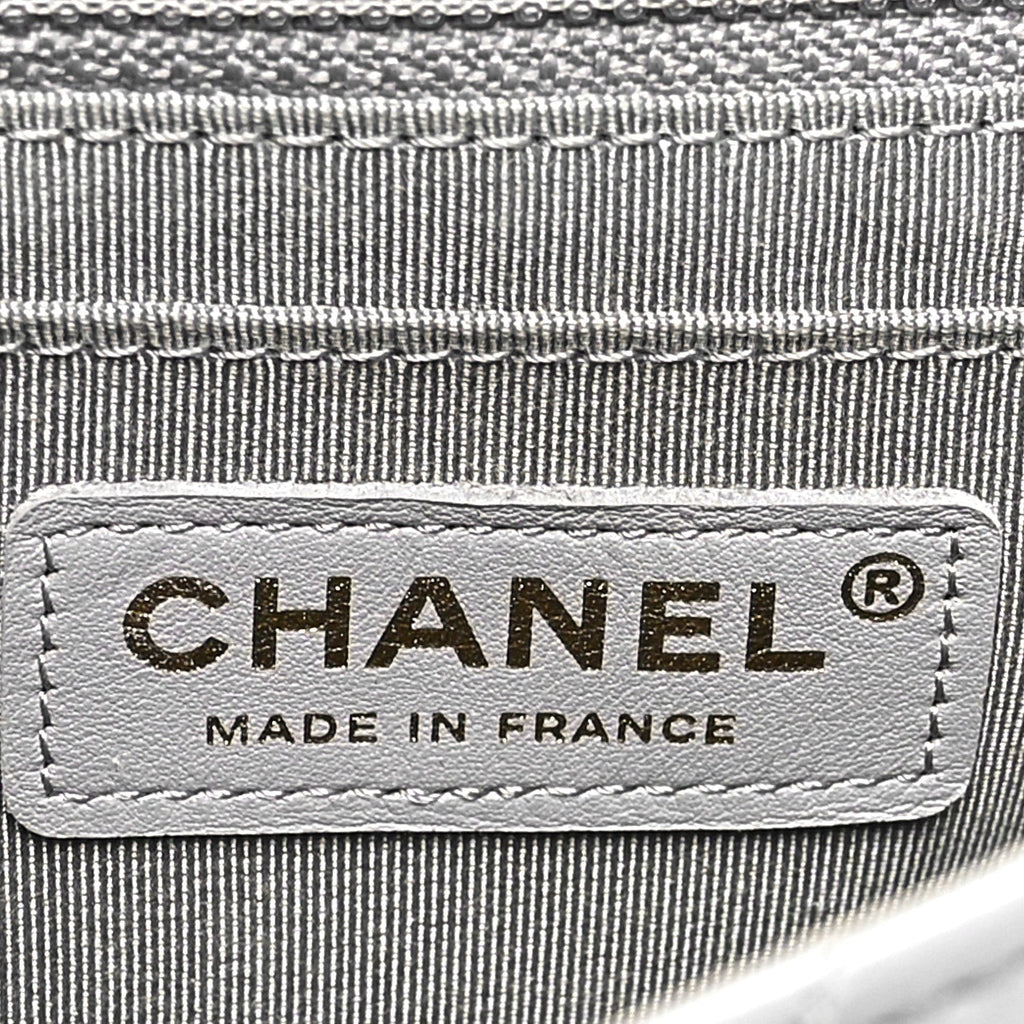 Calfskin Quilted Bolero De Chanel Flap Bag Grey