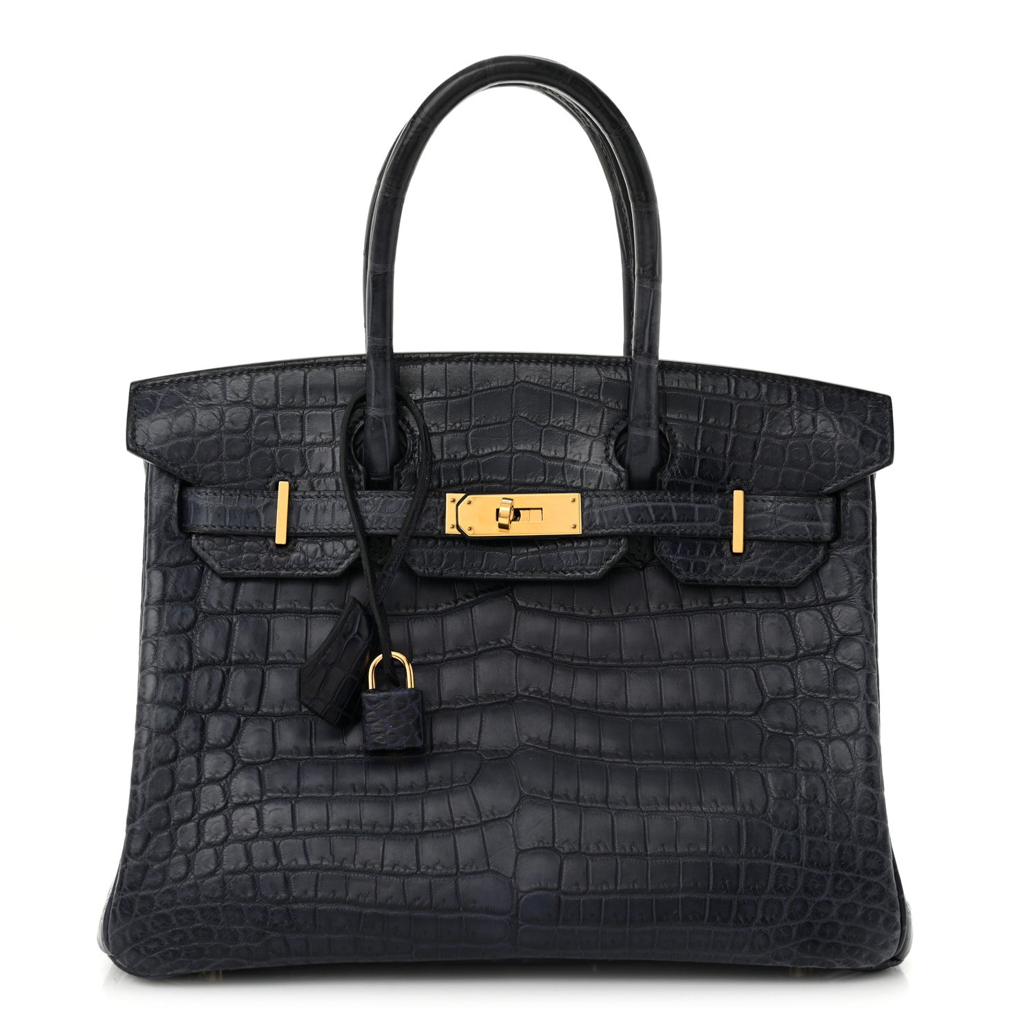 Matte Niloticus Crocodile Birkin 30 Bleu De Malte