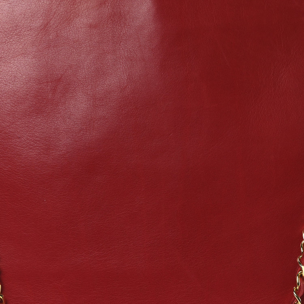 Lambskin Quilted Shoulder Bag Red