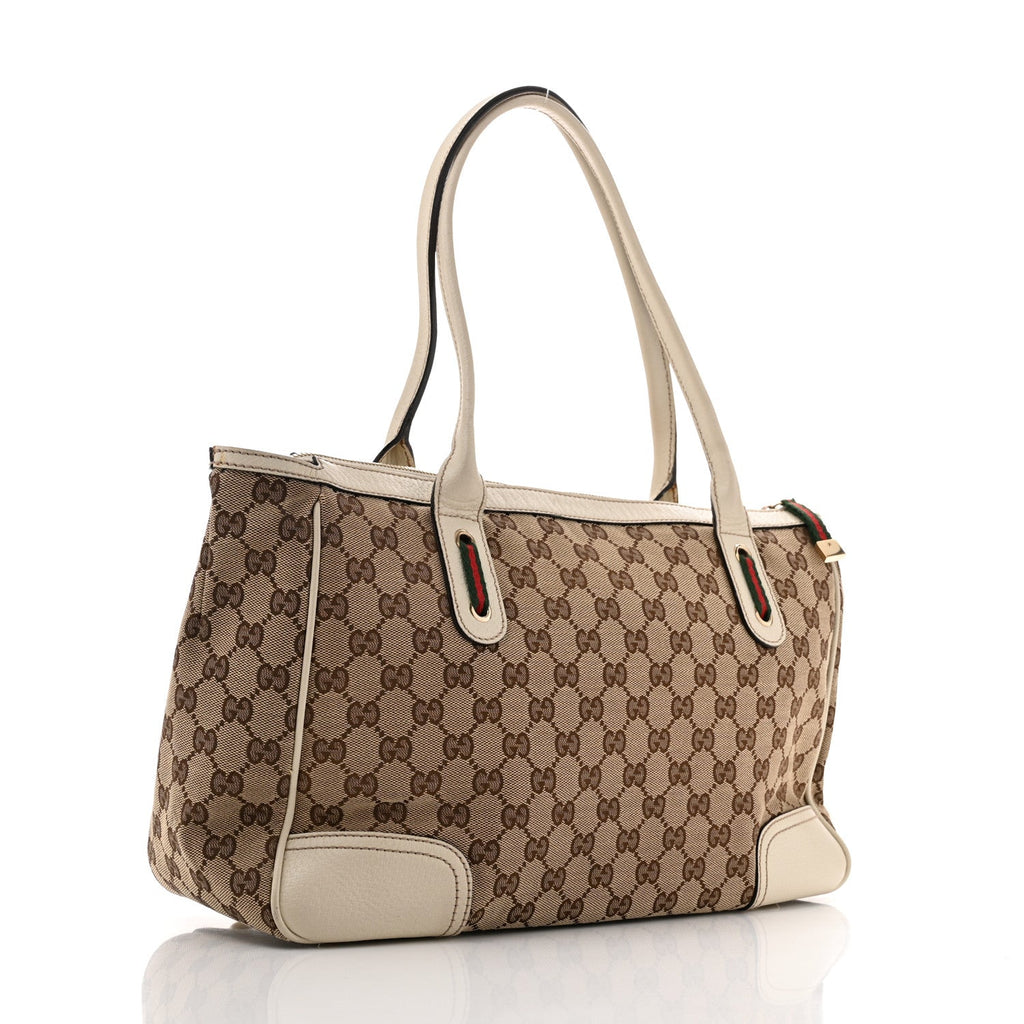 Monogram Medium Princy Tote Off White