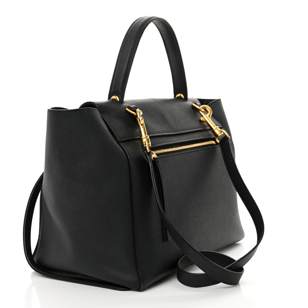 Grained Calfskin Mini Belt Bag Navy