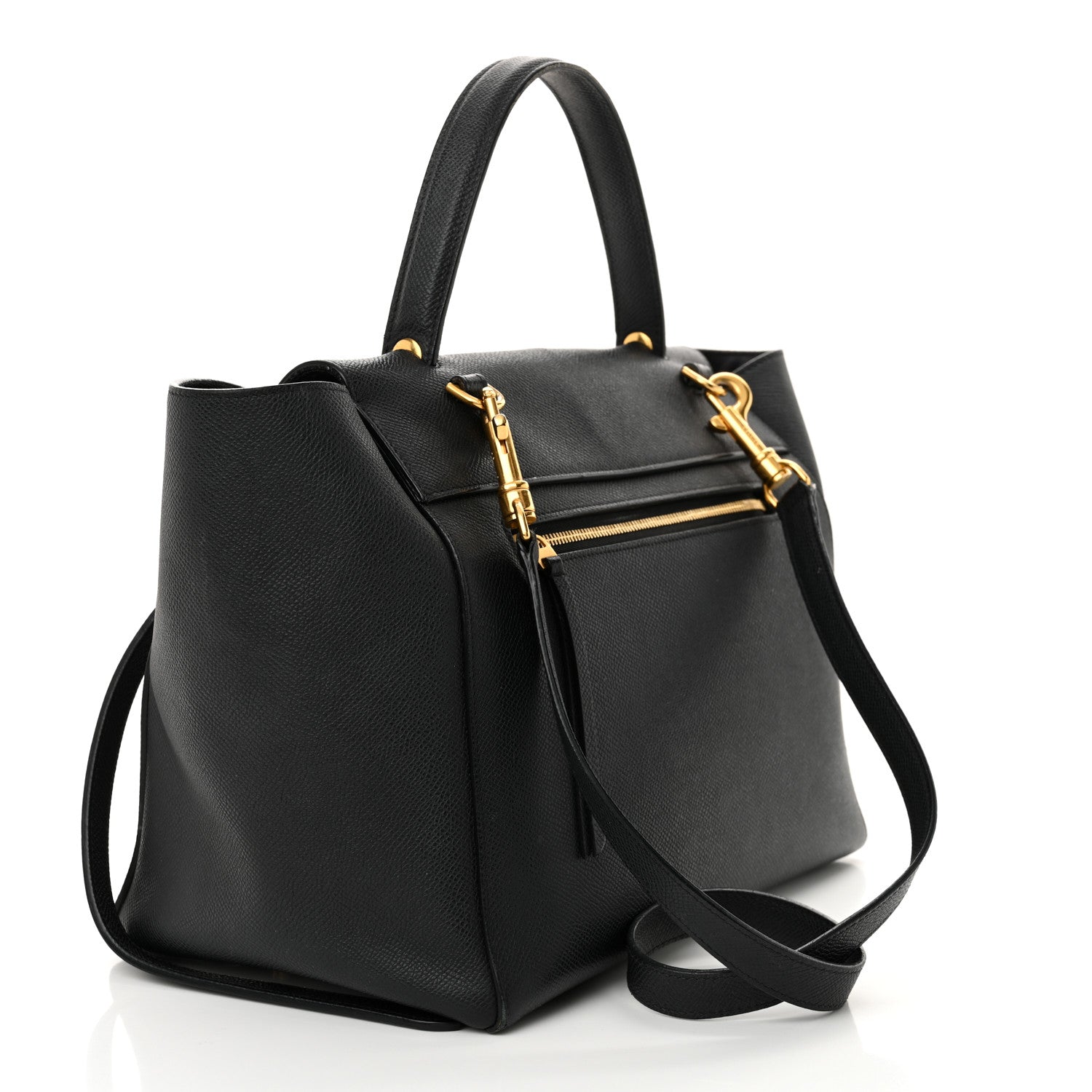 Grained Calfskin Mini Belt Bag Navy