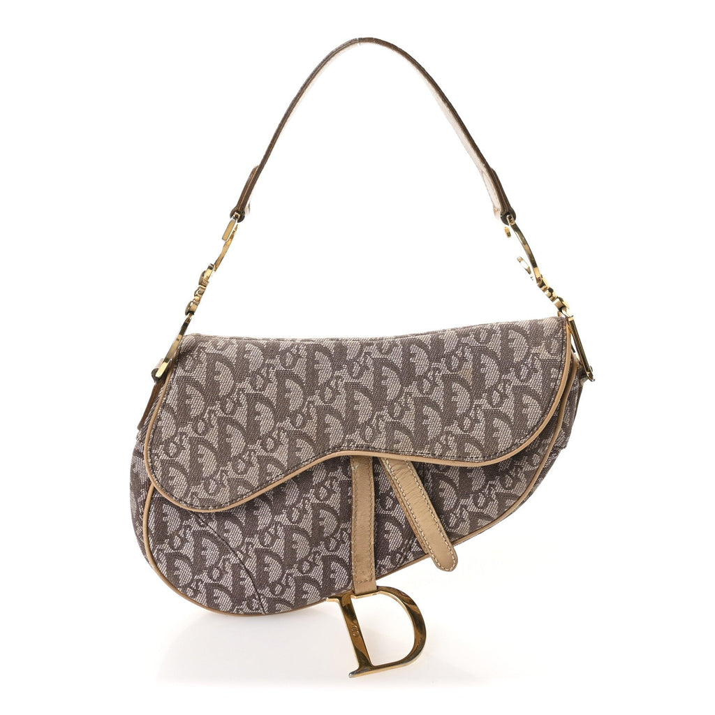 Monogram Saddle Bag Brown