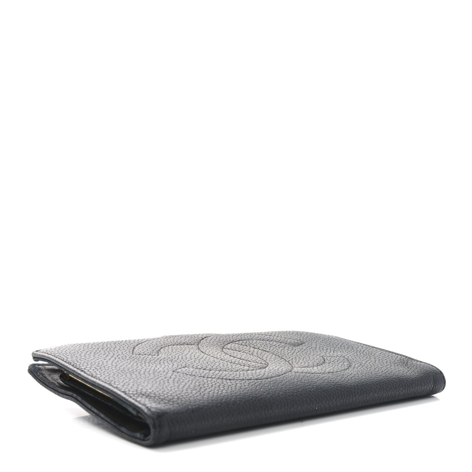 Caviar Timeless CC French Wallet Black