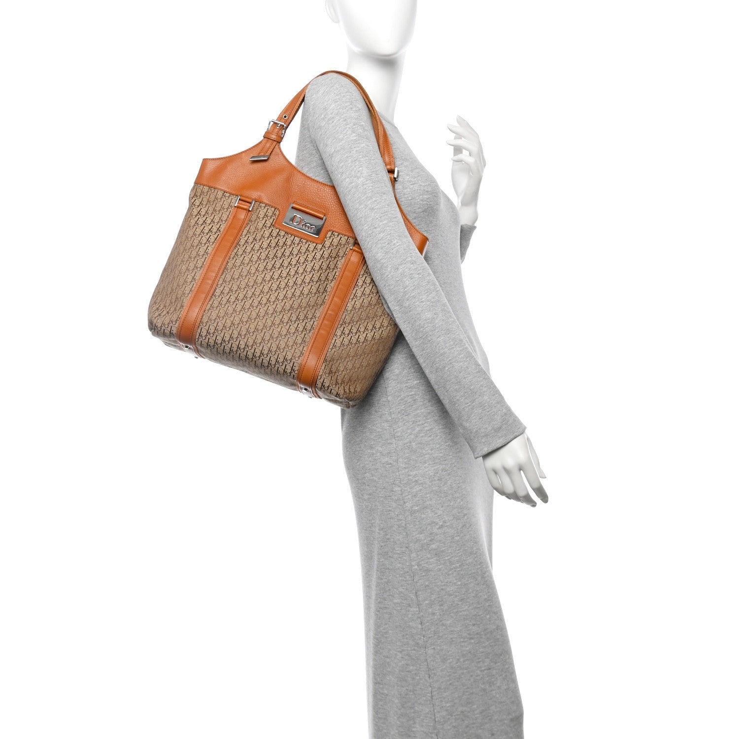 Monogram Street Chic Tote Tan